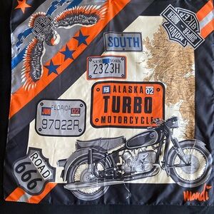 Mondi Square 100% Silk Scarf Made In France